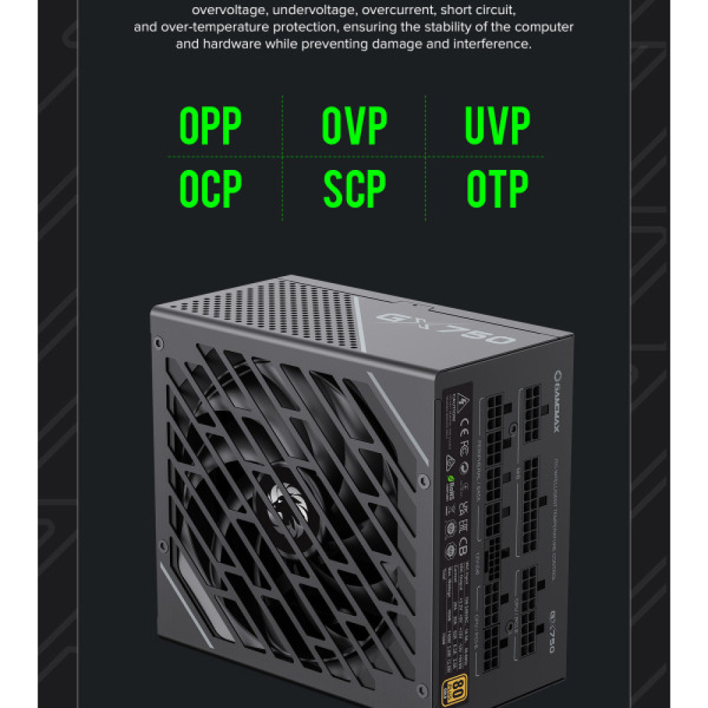 GAMEMAX GX-750 PRO BK(ATX3.1PCIe5.1)