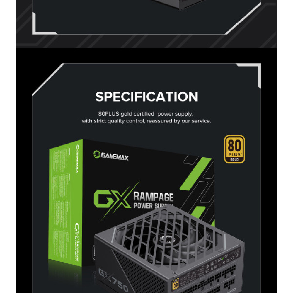 GAMEMAX GX-750 PRO BK(ATX3.1PCIe5.1)
