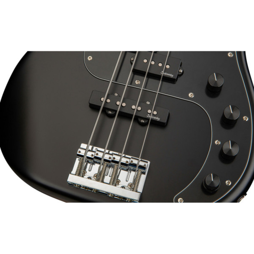 Бас-гітара Sadowsky MetroLine 21-Fret Hybrid P/J Bass Ash 4-String - Solid Black Satin (SML21HP4 93 ASH FR)