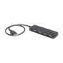 Концентратор Gembird USB 2.0 4 ports black (UHB-U2P4-06) Концентратор Gembird USB 2.0 4 ports black (UHB-U2P4-06)