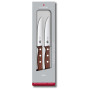 Набір ножів Victorinox Wood Steak Set 2шт Serrate (5.1230.12G) Набір ножів Victorinox Wood Steak Set 2шт Serrate (5.1230.12G)