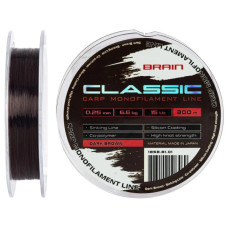 Волосінь Brain Classic Carp Line (dark brown) 300m 0.25mm 15lb 6.6kg (1858.81.01)
