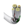 Дата кабель USB 2.0 AM to Lightning 1.0m 2.4A white Baseus (CALYS-A02) Дата кабель USB 2.0 AM to Lightning 1.0m 2.4A white Baseus (CALYS-A02)