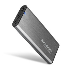Кишеня зовнішня AXAGON USB-C 3.2 Gen 2 metal box for M.2 NVMe & SATA SSD SuperSpeed (EEM2-SG2)