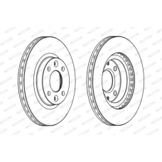 Гальмівний диск FERODO DDF2327C