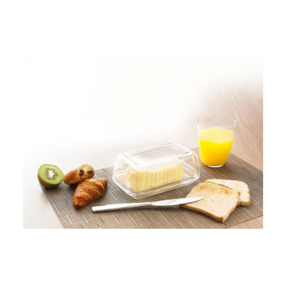 Маслянка кухонна Luminarc Butter Clear 17 см (N3913)