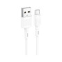Дата кабель USB 2.0 AM to Micro 5P 1.0m 2.4A PVC X83 white HOCO (6931474770899) Дата кабель USB 2.0 AM to Micro 5P 1.0m 2.4A PVC X83 white HOCO (6931474770899)