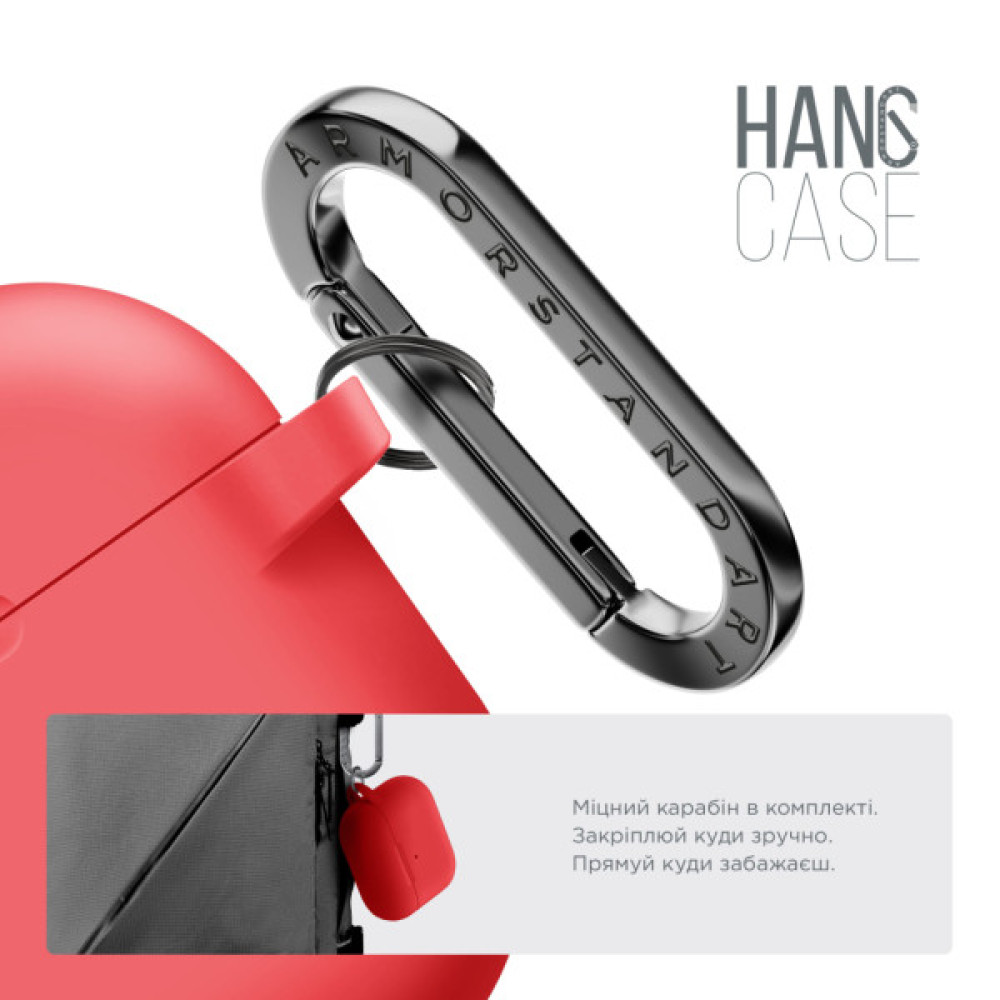 Чохол для навушників Armorstandart Hang Case For Apple AirPods Pro 3 Red (ARM88282)