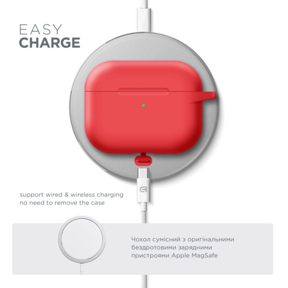 Чохол для навушників Armorstandart Hang Case For Apple AirPods Pro 3 Red (ARM88282)