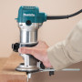 Фрезер Makita RT0702CX2 710ВТ цанга 6 та 8мм 10000-34000об/хв 1.8кг