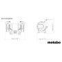 Верстат заточувальний Metabo DS 125 M 200Вт коло 125х20мм 2980об·хв 6.7кг