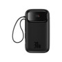 Батарея універсальна Baseus QPow2 20000mAh 30W, with 2*Type-C Cable, Black (P10055009113-00) Батарея універсальна Baseus QPow2 20000mAh 30W, with 2*Type-C Cable, Black (P10055009113-00)