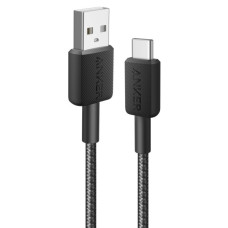 Дата кабель USB 2.0 AM to USB-C 1.8m nylon 322 black Anker (A81H6G11) Дата кабель USB 2.0 AM to USB-C 1.8m nylon 322 black Anker (A81H6G11)