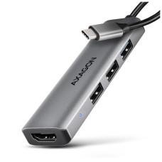 Концентратор AXAGON USB-C to 3xUSB-A + HDMI 0.15m gray (HMC-H3A) Концентратор AXAGON USB-C to 3xUSB-A + HDMI 0.15m gray (HMC-H3A)