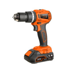 Шурупокрут-дриль акумуляторний Tekhmann TCD-45/i20 BS KITBOX 20В 45Нм 1x2.0А·год 0-400·1500об/хв 1.7кг