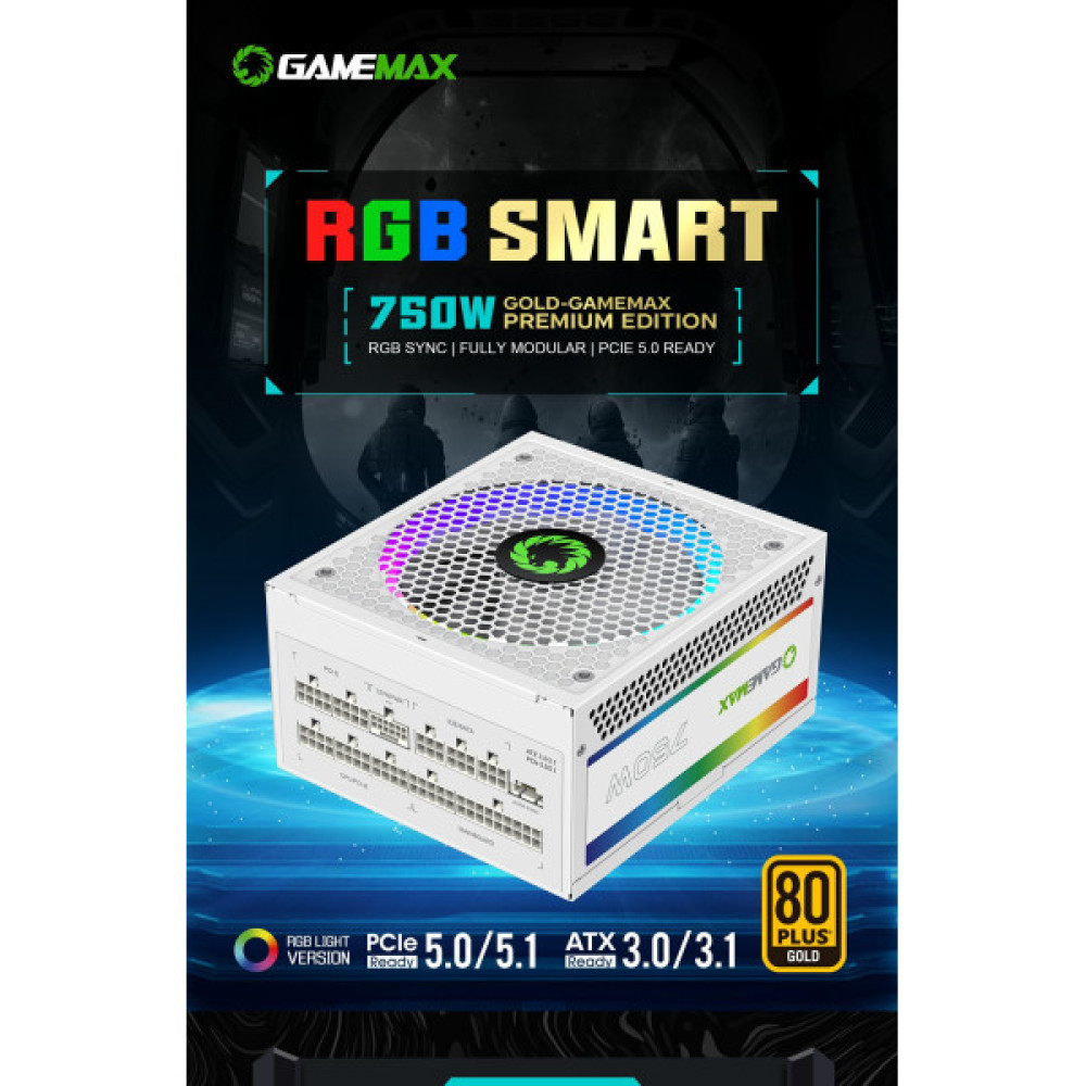 GAMEMAX RGB 750 PRO WH (ATX3.1PCIe5.1)