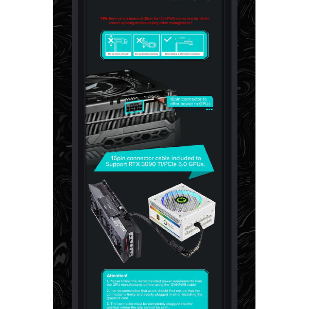 GAMEMAX RGB 750 PRO WH (ATX3.1PCIe5.1)