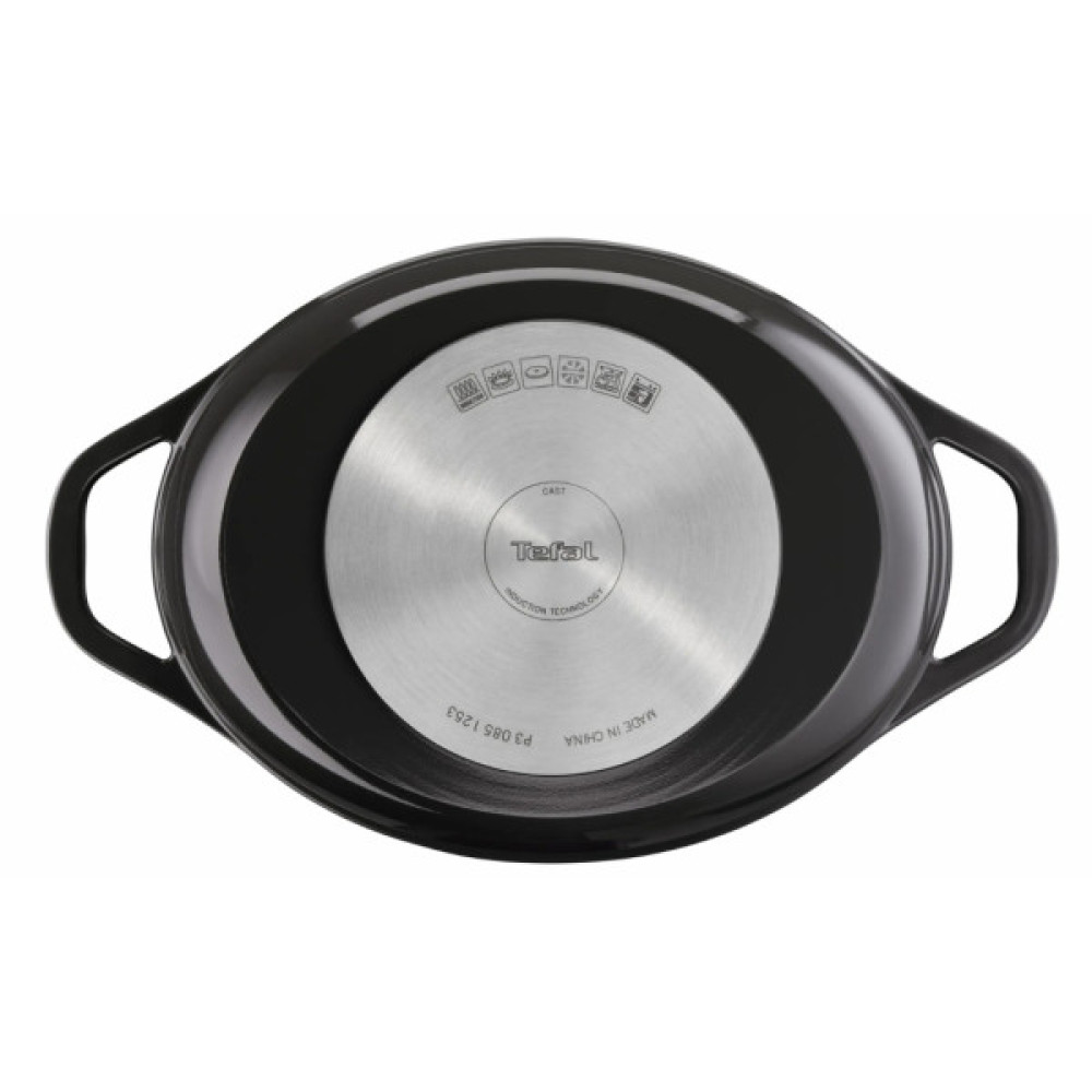 Каструля Tefal Air з кришкою 5.7л чорний (E2558904)