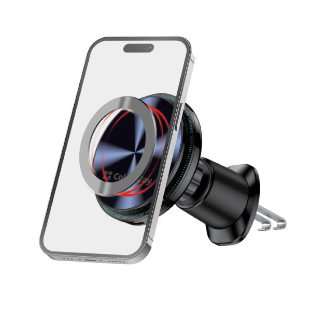 Універсальний автотримач ColorWay MagSafe 360° Air Vent-2, Type-C, 15W (CW-CHMW042Q-BK)