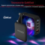 Зарядний пристрій Promate 100W 3xUSB-C + USB-A (ganport4-100pd.black) Зарядний пристрій Promate 100W 3xUSB-C + USB-A (ganport4-100pd.black)