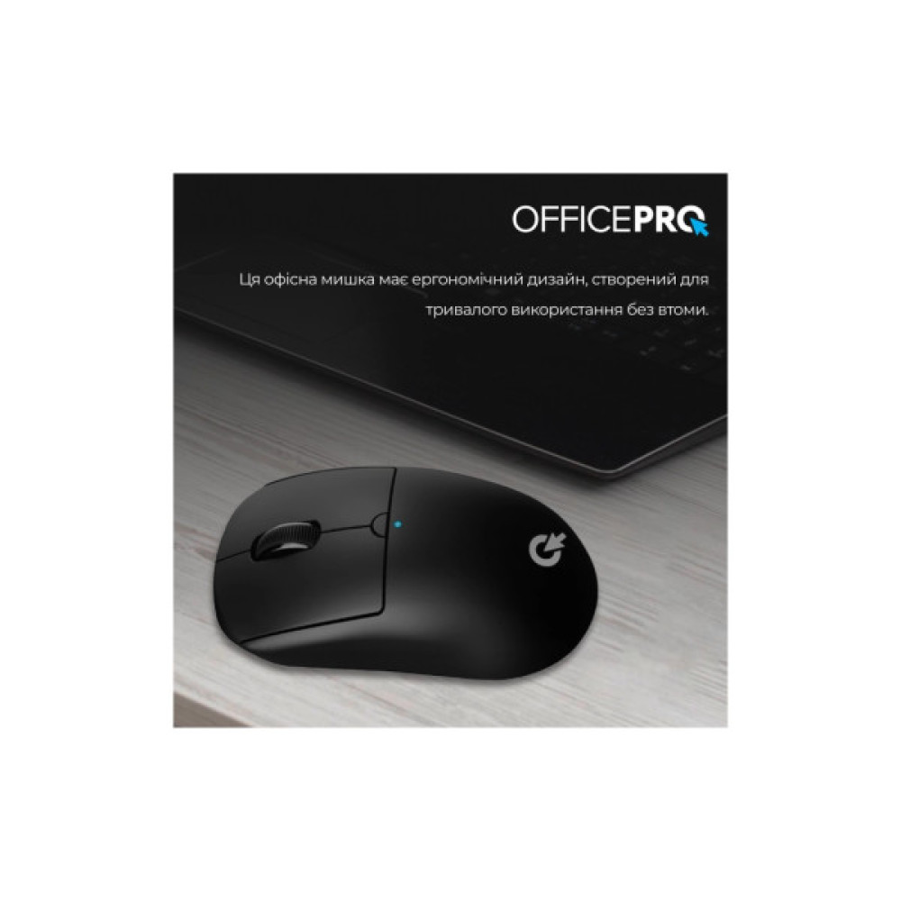 Мишка OfficePro M307B Silent Click Wireless/Bluetooth Black (M307B)