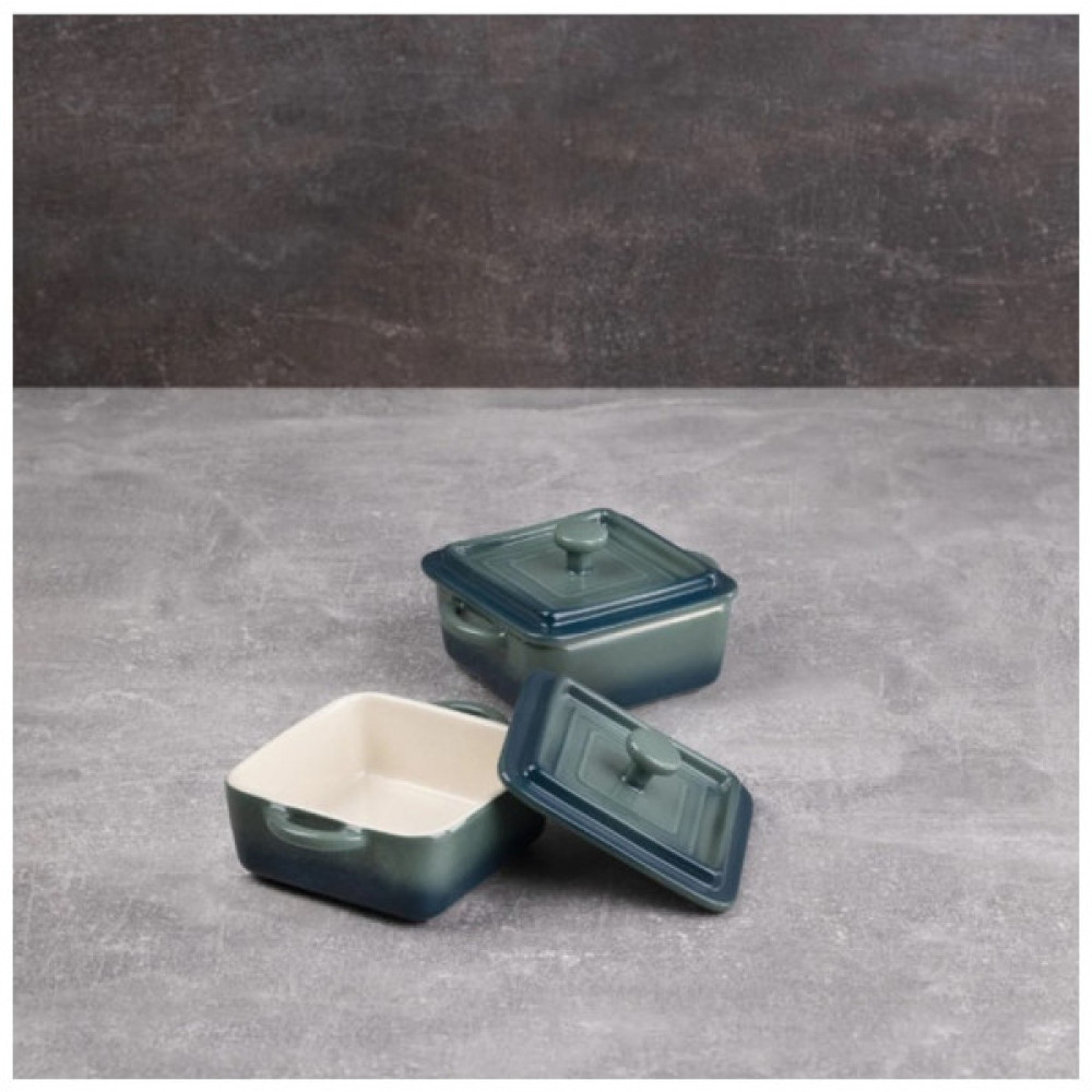 Рамекін Bergner Excalibur набір 2шт квадратні (BG-13364-GR)