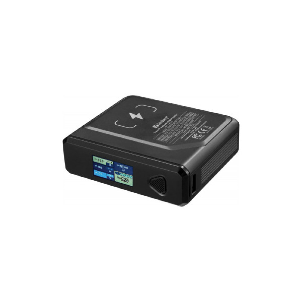 Батарея універсальна Sandberg 20000mAh Travel PD/100W, QC/3.0, QI 15W, Power-Through (421-25)