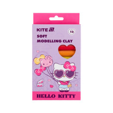 Пластилін Kite Hello Kitty восковий, 12 кольорів, 200 г (HK25-086)