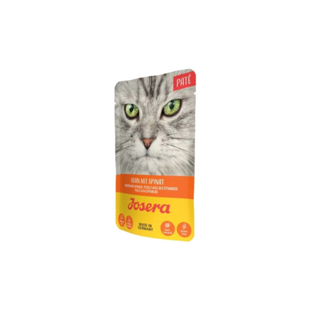 Вологий корм для кішок Josera Pate Huhn mit Spinat курка зі шпинатом (4032254750055)