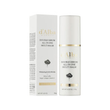 Крем для обличчя D'Alba Double Serum All In One Multi Balm Мультифункціональний антивіковий стік 10 г (8809782555355)