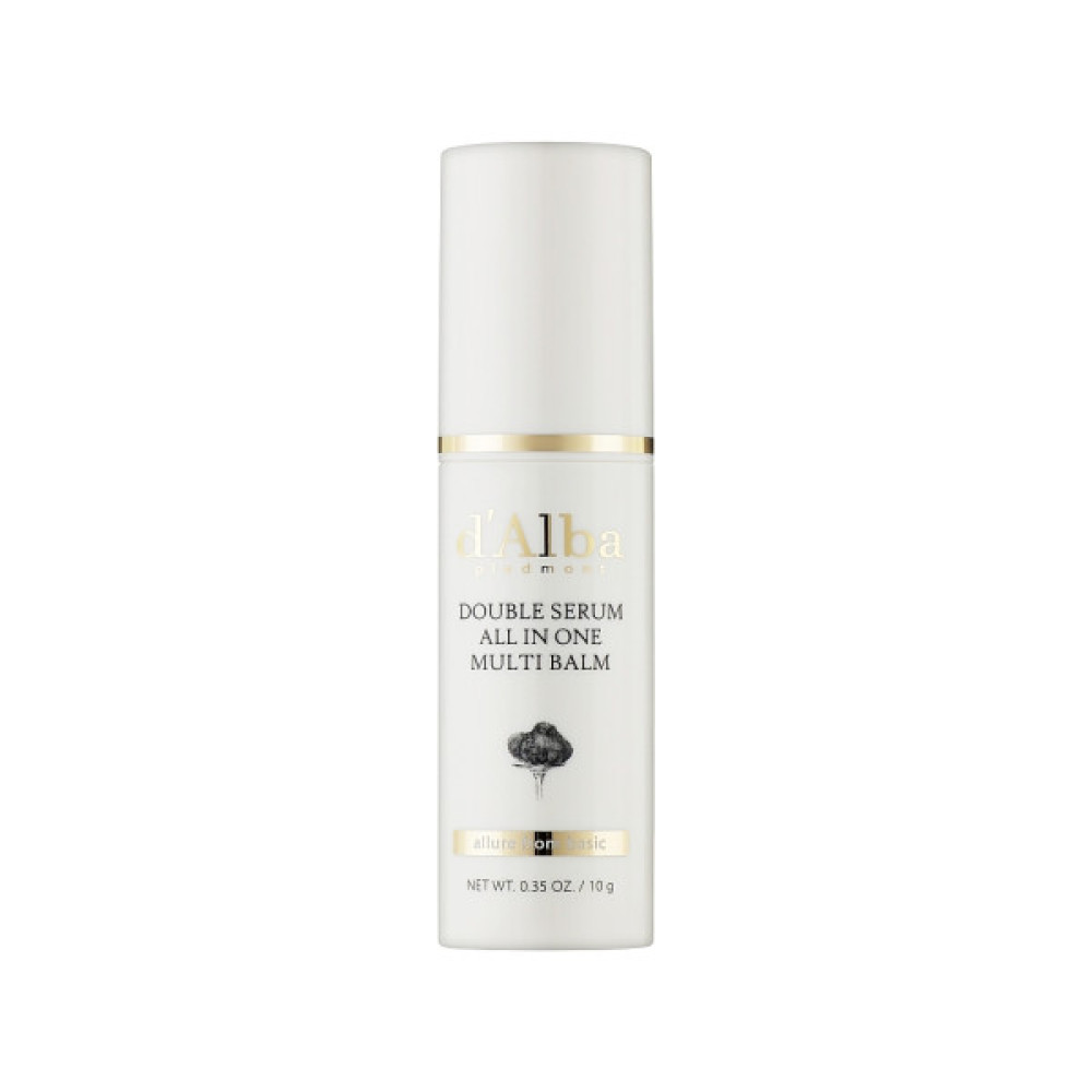 Крем для обличчя D'Alba Double Serum All In One Multi Balm Мультифункціональний антивіковий стік 10 г (8809782555355)