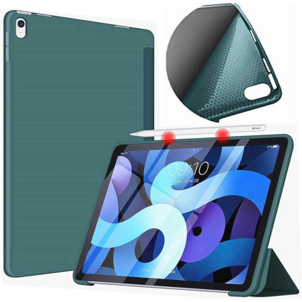 Чохол до планшета BeCover Tri Fold Soft TPU Silicone Apple iPad Air 11" M2/M3 (2024/2025) Dark Green (711406) Чохол до планшета BeCover Tri Fold Soft TPU Silicone Apple iPad Air 11" M2/M3 (2024/2025) Dark Green (711406)