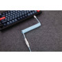 Дата кабель USB-C + USB A to USB-C 1.36m Coiled Aviator blue Keychron (CAB19_KEYCHRON)