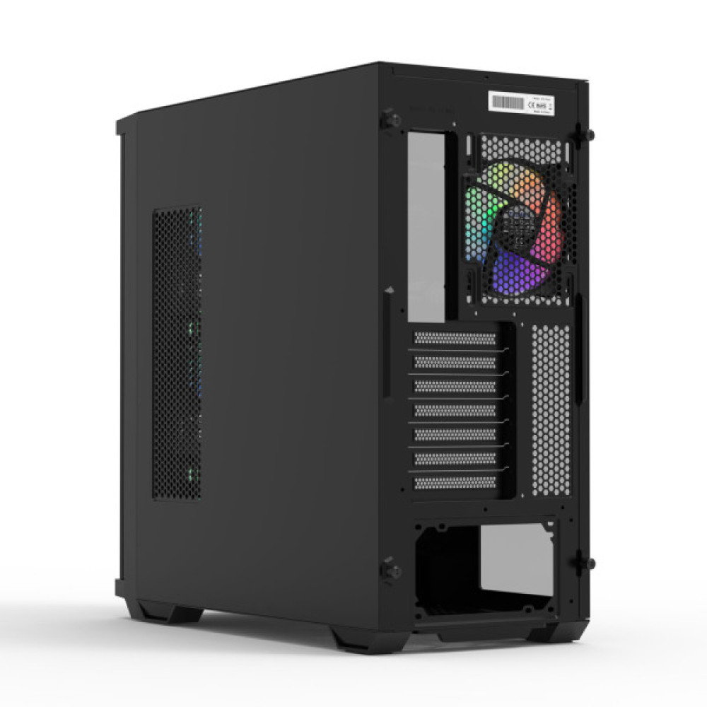 Корпус Zalman Z10 Plus без БЖ, 2xUSB3.0, 1xUSB Type-C, 3x140мм ARGB, 1x120мм ARGB, VGA 395мм, LCS ready, TG Side Panel, EATX, чорний
