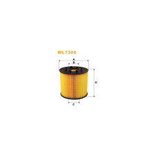 Фільтр масляний Wixfiltron WL7306