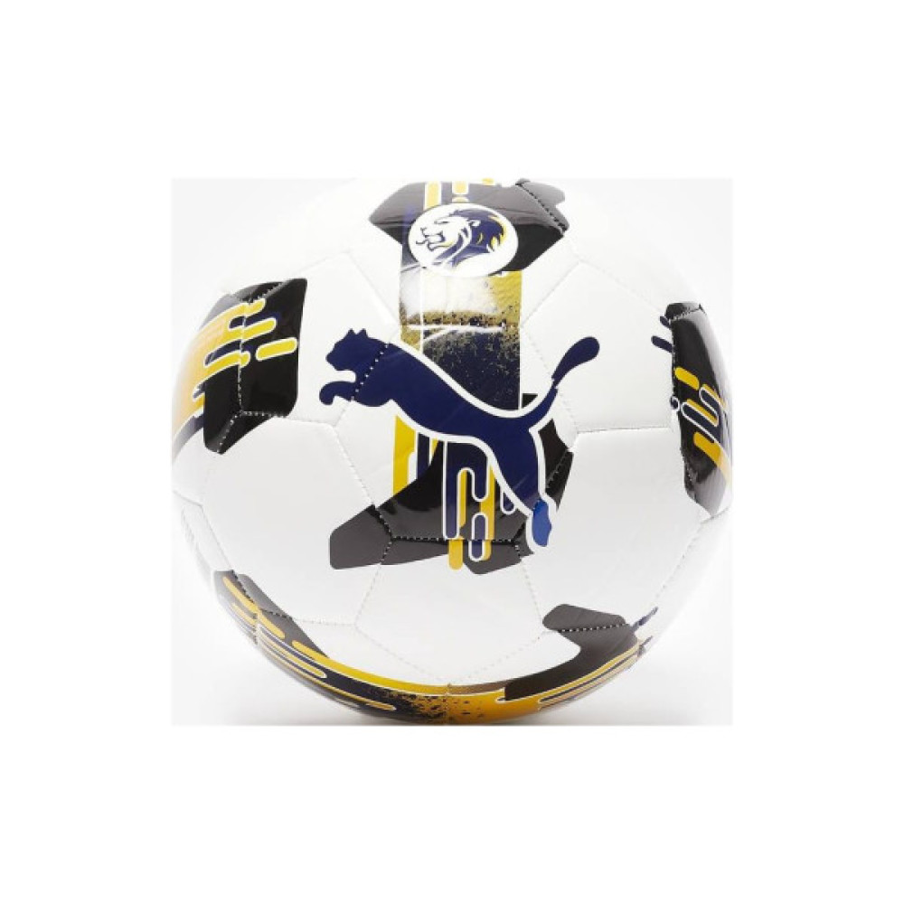 М'яч футбольний Puma Orbita 6 SPFL MS 084454-01 білий, чорний, синій 4 (4067981789511)