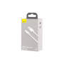 Дата кабель USB 2.0 AM to USB-C 1.5m 5A Simple WisdomKit (2PCS) white Baseus (TZCATZJ-02) Дата кабель USB 2.0 AM to USB-C 1.5m 5A Simple WisdomKit (2PCS) white Baseus (TZCATZJ-02)