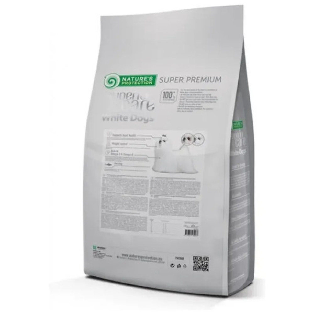 Сухий корм для собак Nature's Protection Superior Care White Dogs Grain Free Herring Adult 10 кг (NPSC47440)