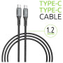 Дата кабель USB-C to USB-C 2.0m CBGPD60WTT2 60W grey Intaleo (1283126518102) Дата кабель USB-C to USB-C 2.0m CBGPD60WTT2 60W grey Intaleo (1283126518102)