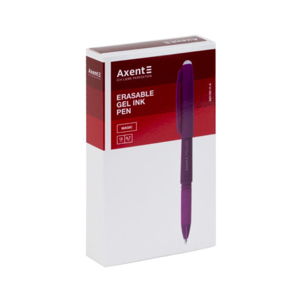 Ручка гелева Axent "пиши-стирай" Magic, фіолетова (AG1123-11-A)