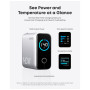 Зарядний пристрій Anker Laptop GaN 140W 3xUSB-C PD3.1 + USB-A + display + cable Silver (B2697G41)