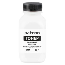 Тонер SAMSUNG CLP-365 BLACK 70г Patron (PN-SCLP365-B-070)