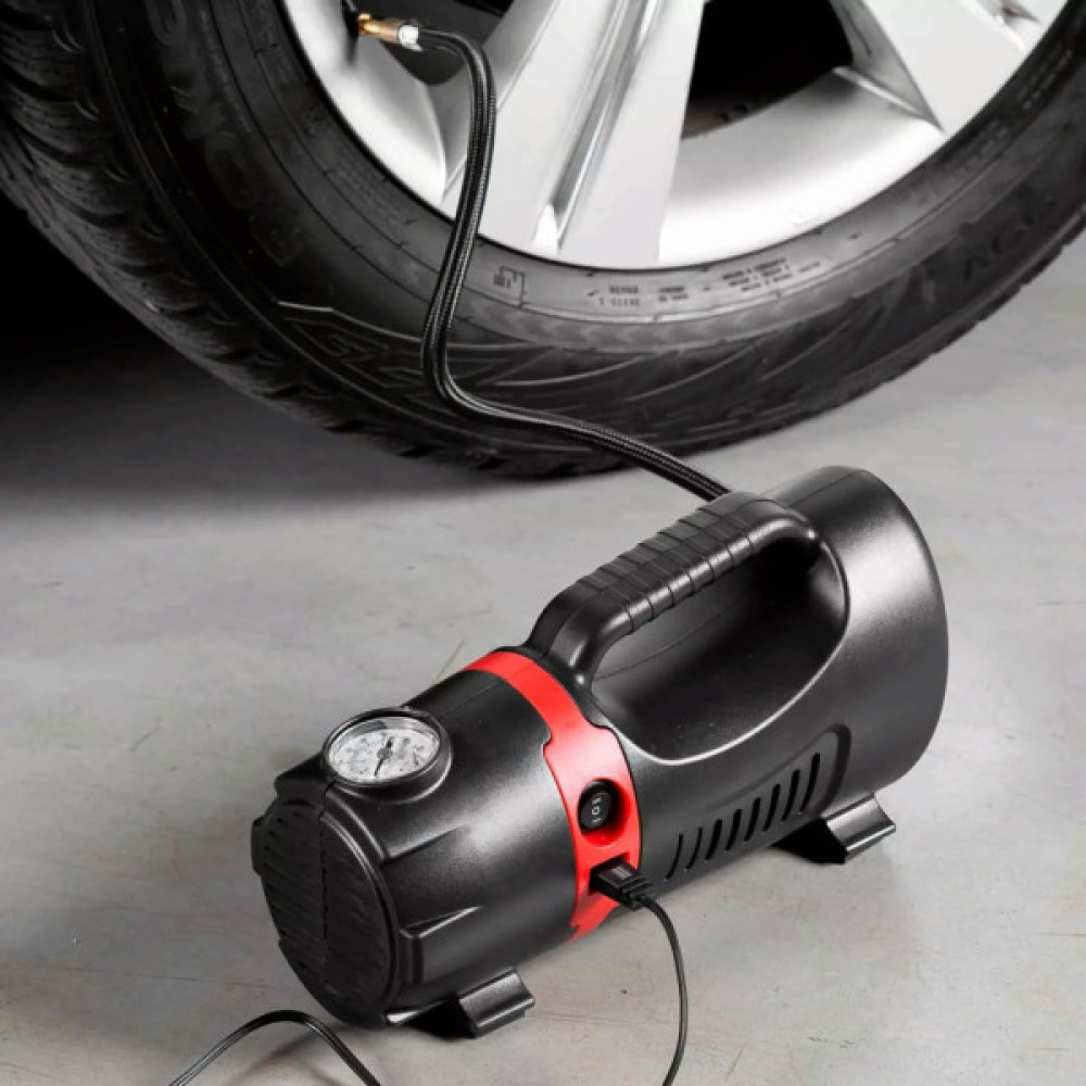 Автомобільний компресор AMiO 12V/230V (02383)
