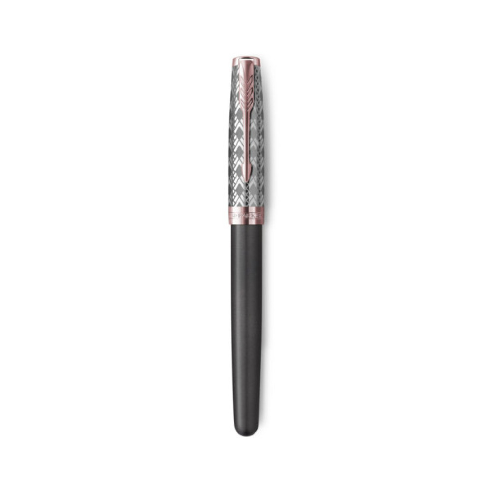 Ручка пір'яна Parker SONNET 17 Metal Grey Lacquer PGT  FP18 F (68 211)