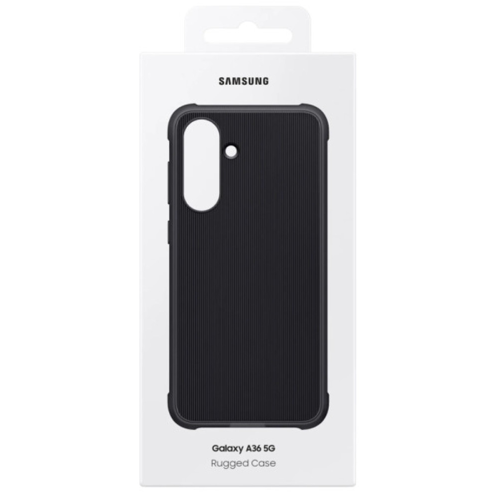 Чохол до мобільного телефона Samsung Galaxy A36 (A366), Rugged case (EF-RA366CBEGWW) Чохол до мобільного телефона Samsung Galaxy A36 (A366), Rugged case (EF-RA366CBEGWW)