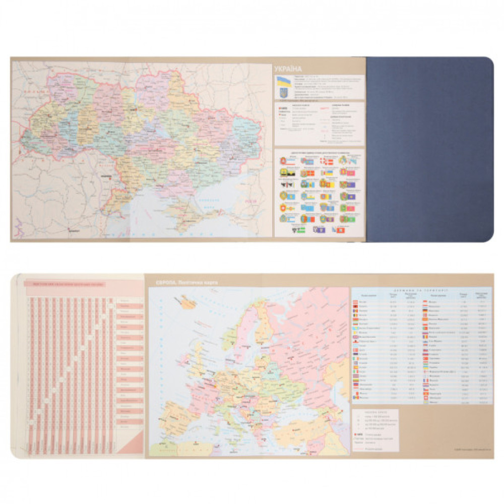 Тижневик Leo planner А5 датований 2026 "Boss", м‘який, синій, 368 сторінок (252633)