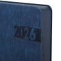 Тижневик Leo planner А5 датований 2026 "Boss", м‘який, синій, 368 сторінок (252633) Тижневик Leo planner А5 датований 2026 "Boss", м‘який, синій, 368 сторінок (252633)