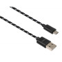 Дата кабель USB 2.0 AM to Micro 5P 2color nylon 1m black Vinga (VCPDCMBN31BK) Дата кабель USB 2.0 AM to Micro 5P 2color nylon 1m black Vinga (VCPDCMBN31BK)