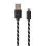 Дата кабель USB 2.0 AM to Micro 5P 2color nylon 1m black Vinga (VCPDCMBN31BK) Дата кабель USB 2.0 AM to Micro 5P 2color nylon 1m black Vinga (VCPDCMBN31BK)
