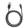 Дата кабель USB 2.0 AM to Micro 5P 2color nylon 1m black Vinga (VCPDCMBN31BK) Дата кабель USB 2.0 AM to Micro 5P 2color nylon 1m black Vinga (VCPDCMBN31BK)
